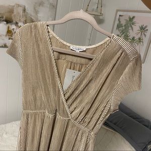 See and Be Seen Gold Dress